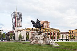 Tirana, die Hauptstadt von Albanien