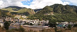 Andorra la Vella, die Hauptstadt von Andorra, la view2
