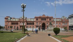 Buenos Aires, die Hauptstadt von Argentinien, la aduana de edificio libertador