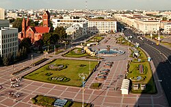 Minsk, die Hauptstadt von Belarus