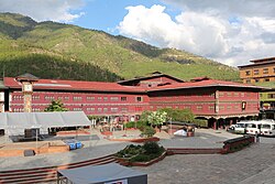 Thimphu, die Hauptstadt von Bhutan, hotel druk