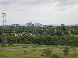 Gaborone, die Hauptstadt von Botswana, sebele valley panoramio