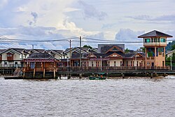 Bandar Seri Begawan, die Hauptstadt von Brunei, waterfront