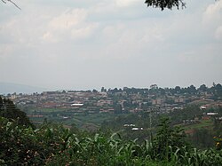 Gitega, die Hauptstadt von Burundi
