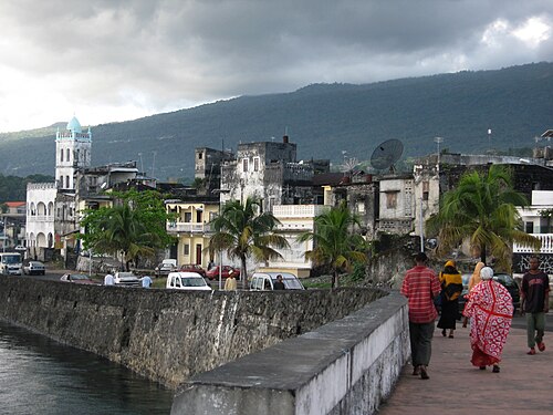 Moroni, la capital de Comoras, harbour