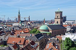 Kopenhagen, die Hauptstadt von Dänemark, rundetårn