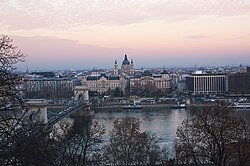 Budapest, die Hauptstadt von Ungarn, panorama