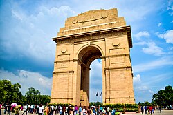 New Delhi, the capital city of India, gate legendary saga supreme sacrifice