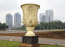 Jakarta, die Hauptstadt von Indonesien, cbd