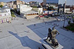 Pristina, die Hauptstadt von Kosovo, prishtina