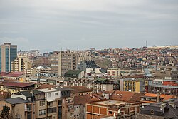 Pristina, die Hauptstadt von Kosovo, february