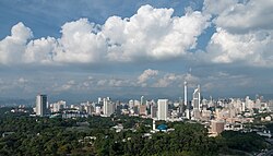 Kuala Lumpur, die Hauptstadt von Malaysia, stacja kolejowa