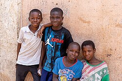 Bamako, die Hauptstadt von Mali, garden