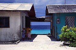 Majuro, die Hauptstadt von Marshallinseln, eneko islet