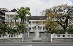 Port Louis, la capital de Mauricio, government house