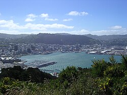 Wellington, die Hauptstadt von Neuseeland