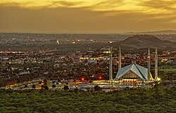 Islamabad, die Hauptstadt von Pakistan, king faisal mosque