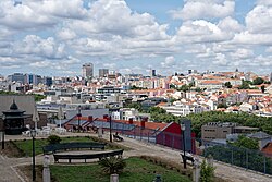 Lissabon, die Hauptstadt von Portugal, são pedro de alcântara