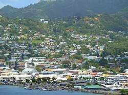 Kingstown, the capital city of Saint Vincent and the Grenadines, st karibik panoramio