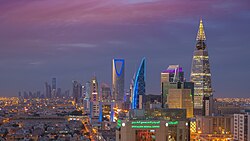 Riad, die Hauptstadt von Saudi-Arabien, skyline