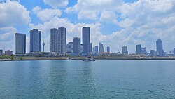 Colombo, die Hauptstadt von Sri Lanka, skyline