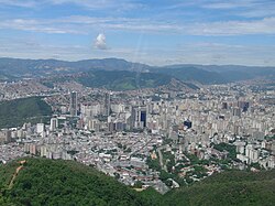 Caracas, die Hauptstadt von Venezuela, desde el ávila