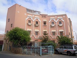 El Aaiún, die Hauptstadt von Westsahara, edificio de el