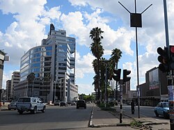 Harare, die Hauptstadt von Simbabwe, 1970s jameson avenue salisbury rhodesia