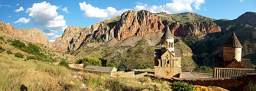 Landschaft in Armenien, noravank panorama