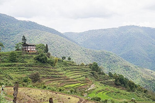 Landschaft in Bhutan, landscape