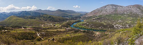 Landschaft in Bosnien und Herzegowina, gornji orahovac y dd pan