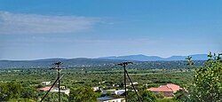 Landschaft in Botswana, landscape up top