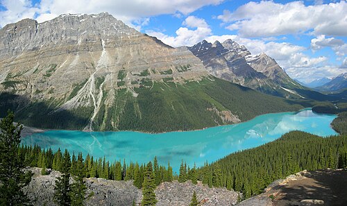 Landschaft in Kanada, peyto lake banff np