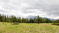 Landschaft in Kanada, banff national park ab bankhead upper bankhead