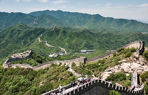 Landschaft in China, badaling great wall