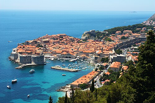 Landschaft in Kroatien, dubrovnik june