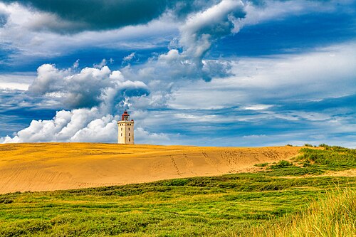 Landschaft in Dänemark, faarbjerg udsigt over skanderborg panoramio