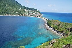 Landschaft in Dominica, calibishie