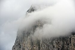Landschaft in Gibraltar, cunards queen victoria ship