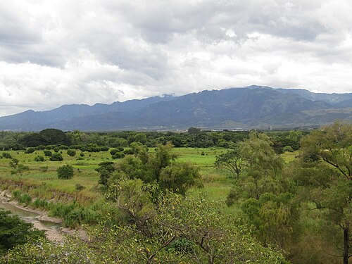 Landschaft in Honduras, valle de comayagua
