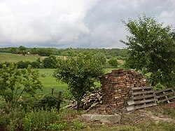 Landschaft in Ungarn, torvaj vista valley