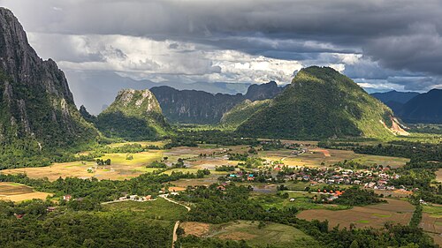 Landschaft in Laos