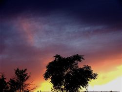 Landschaft in Malta, sunset