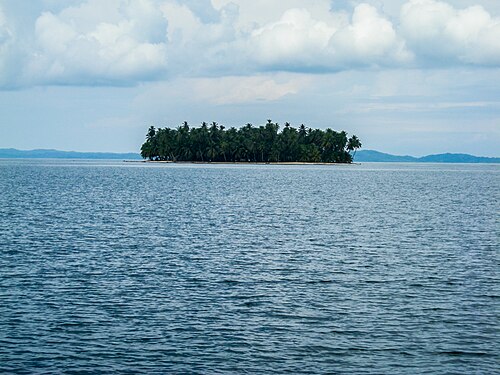 Landschaft in Panama, island