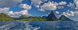 Landschaft in St. Lucia