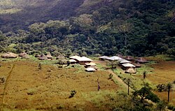 Landschaft in Sierra Leone, village kakoya koya west africa