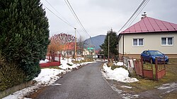 Landschaft in Slowakei, legnava village