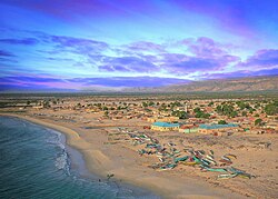 Landschaft in Somalia, puntland bari bargal