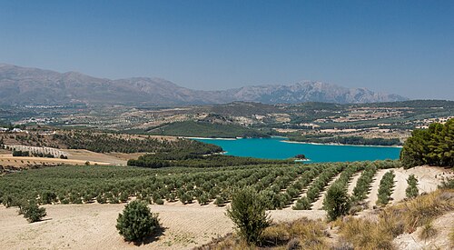 Landschaft in Spanien, landscape near alhama de granada andalusia