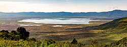 Landschaft in Tansania, cráter volcánico zona de conservación de ngorongoro dd